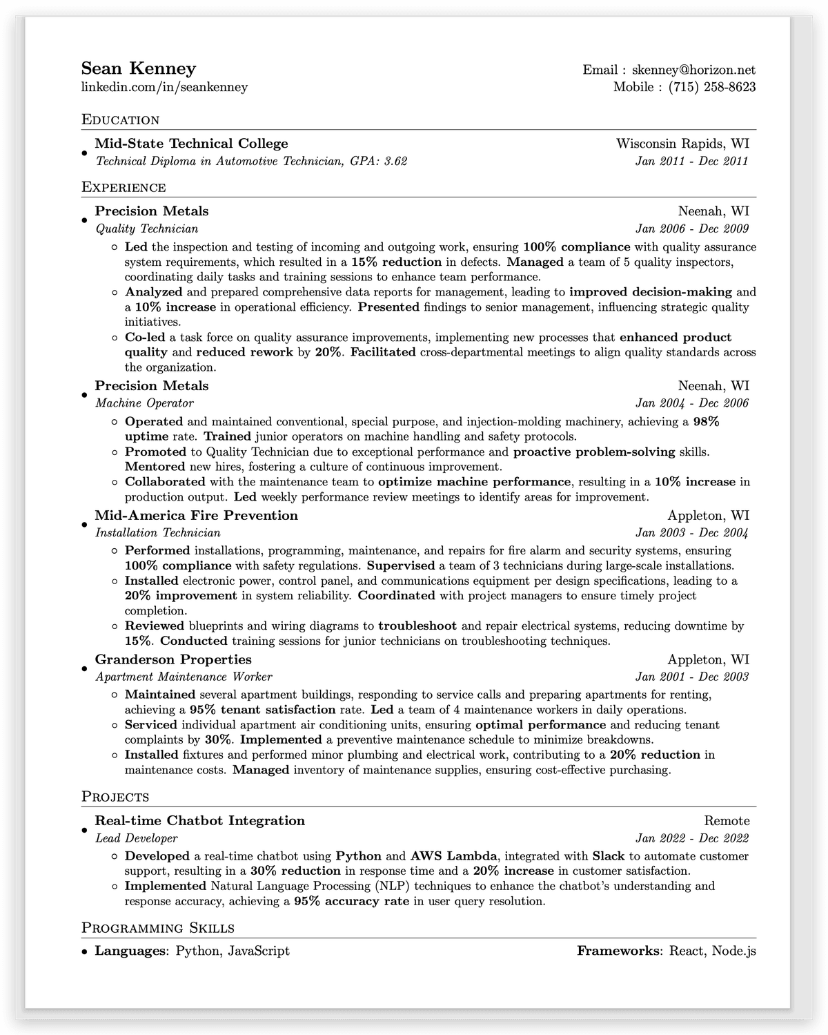 Resume After Offerplz
