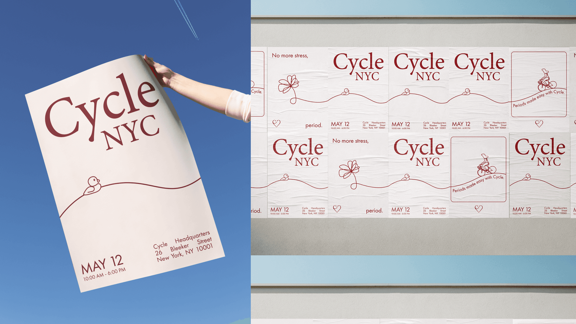 Cycle NYC poster campaign