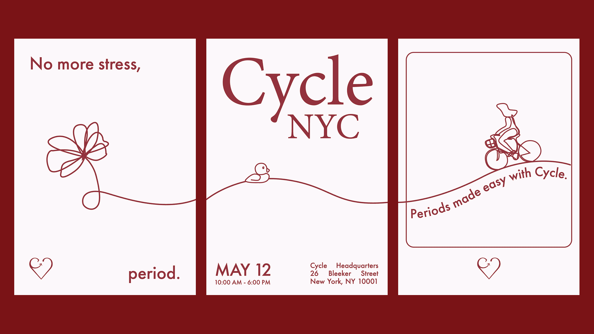 Cycle NYC poster campaign 3
