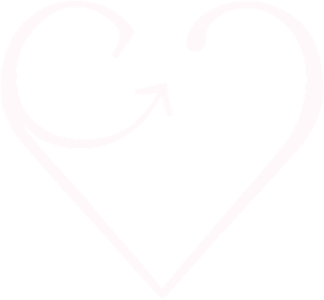 Cycle graphic mark white